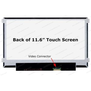 11.6 inch LCD Scherm 1366x768 Glans 40Pin eDP 25mm, Touch