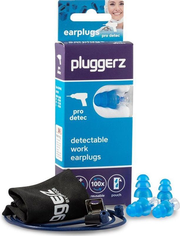 Pluggerz Pro Detec - Gehoorbescherming - Detecteerbaar - Herbruikbaar