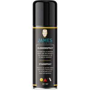 James Vlekkenspray -  Verwijdert schoensmeer, vet, olie, verf en lijmresten op tapijt, karpet en meubelstof -