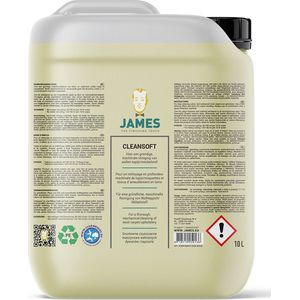 James Cleansoft | Intensieve Stoel, Bank, Vloerkleed en Tapijt reiniger | Voor natuurlijke materialen | 10 L