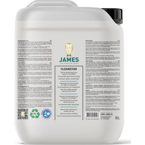 James Cleanstar | Milde Vloerkleed- en Tapijtreiniger | Voor synthetische materialen | 10 L