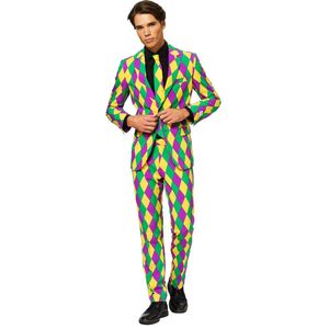 OppoSuits Harleking - Mannen Kostuum - Gekleurd - Carnaval - Maat 48