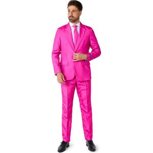 Suitmeister Roze Kostuum voor Heren - Colbert, Pantalon en Stropdas