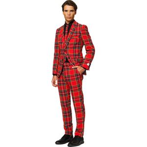OppoSuits - The Lumberjack - Carnavalskostuum - Rood- Groen - Polyester