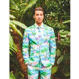 OppoSuits Flaminguy - Heren Carnaval Kostuum - Tropisch Zomers Flamingo - Gekleurd - Maat EU 48