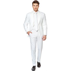 OppoSuits - White Knight - Kostuum - Wit - Hoge Kwaliteit