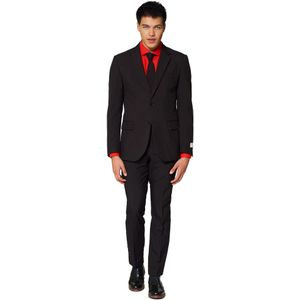 OppoSuits Black Knight - Mannen Zomer Kostuum - Zwart - Feest - Maat 52