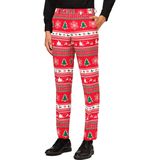 Carnaval Opposuits Kerstpak Winter Wonderland - Rood - Maat 52