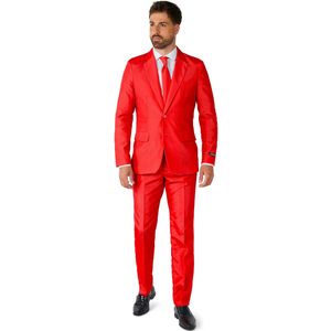 Suitmeister Solid Red Anzug