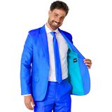 Suitmeister Solid Blue Anzug