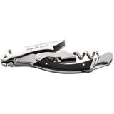 Laguiole Style de Vie - Luxury Line - Kurkentrekker - Zwart - Gehard Staal en Ebbenhout