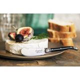 Laguiole Style de Vie - Premium Line - Kaasmes Set - Zwart - 3-Delig - RVS