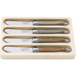 Laguiole Style de Vie Botermessen Premium Line - 4-delig - Treasure
