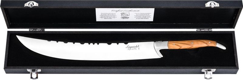 Laguiole Style de Vie - Champagnesabel - Houtkleurig - Olijfhout - Gehard Staal
