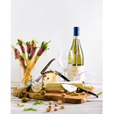 Laguiole Style de Vie - Innovation Line - Kaasmessen Set - Grijs - Pakka Hout