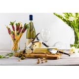 Laguiole Style de Vie - Innovation Line - Kaasmessen Set - Grijs - Pakka Hout
