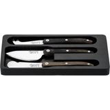 Laguiole Style de Vie - Innovation Line - Kaasmessen Set - Grijs - Pakka Hout