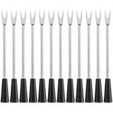 Laguiole Style de Vie - Premium Line - Pinchos - Zwart - RVS - 12-Delig