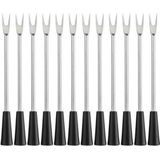 Laguiole Style de Vie - Premium Line - Pinchos - Zwart - RVS - 12-Delig