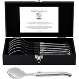 Style de Vie - Lepels - Luxury Line - Roestvrij Staal - 6-delig in Houten Geschenkverpakking