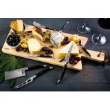 Laguiole Style de Vie - Kaasmes Set - Houtkleurig - RVS Lemmet - 8 Delig