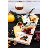 Laguiole Style de Vie - Kaasmes Set - Houtkleurig - RVS Lemmet - 8 Delig