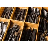 Laguiole Style de Vie - Premium Line - Kaasmes Set - Zwart - RVS - Kunststof - 3-Delig