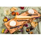 Laguiole Style de Vie - Premium Line - Kaasmes Set - Zwart - RVS - Kunststof - 3-Delig