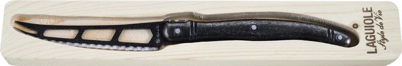 Laguiole Style de Vie - Premium Line - Kaasmes - Zwart - RVS - Kunststof