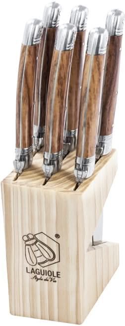 Laguiole Style de Vie - Steakmessen - Hout - 6 Stuks
