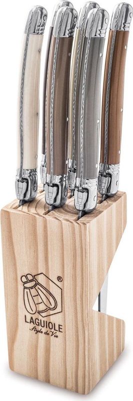 Laguiole Style de Vie - Premium Line - Steakmes - Bruin - RVS - Kunststof