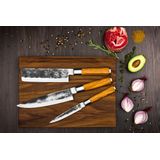 Fonteyn - Forged - 3-Delige Messenset - Zwart - Japans Staal