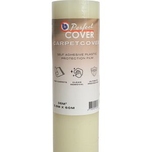 Perfect Cover® Tapijtfolie - 60CM x 60M - Afdekfolie - Stucloper Zelfklevend