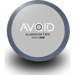 Avoid - Aluminium Tape - 50mm x 50m - Radiatorfolie - Dubbelzijdig - plakstrip