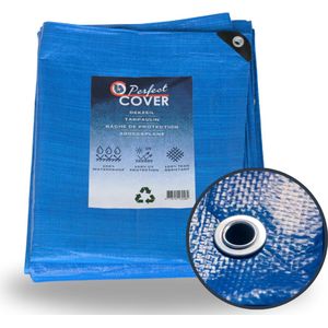 Perfect Cover® Essential Afdekzeil - 3 x 4 m - Scheurbestendig en Waterbestendig Zeil - Autohoes voor Buiten - Afdekzeilen