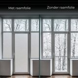 Perfect Cover® Isolerend Raamfolie Anti Inkijk - 30 x 200 cm - Gratis Rakel & Mesje - Statisch Melkglasfolie - Raamfolies