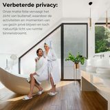 Perfect Cover® Isolerend Raamfolie Anti Inkijk - 30 x 200 cm - Gratis Rakel & Mesje - Statisch Melkglasfolie - Raamfolies