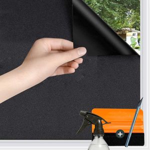 Verduisterende Raamfolie - 45x300cm - Anti Inkijk en Isolerend - Statisch en Zonwerend - Privacyfolie voor Ramen