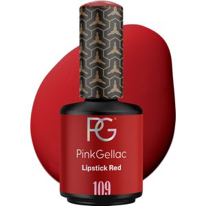 Pink Gellac Gellak Rood 15ml - Rode Gelnagels Nagellak - Gel Nagellak - Gelnagellak - Gel Nails - 109 Lipstick Red