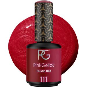 Pink Gellac Rode Gellak 15ml - Gel Lak Nagellak - Gelnagellak - Gelnagels producten - Gel Nails - Gelnagel - 111 Rustic Red Gellak