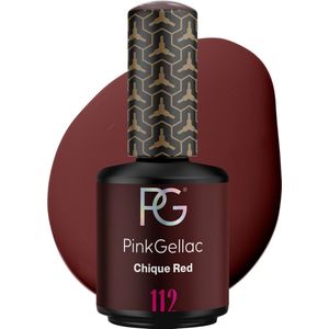 Pink Gellac - 112 Chique Red Gellak 15ml - Rode Gelnagellak - Gelnagels producten - Gel Nails - Gelnagel