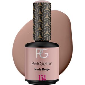 Pink Gellac 154 Nude Beige Gellak - Gel Nagellak - Gelnagellak - Gelnagels Producten - Gel Nails - Gelnagel