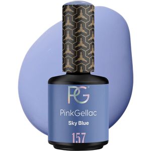 Pink Gellac Blauwe Gel Nagellak 15ml - Gelnagellak - Gelnagels Producten - Gel Nails - Gelnagel - 157 Sky Blue