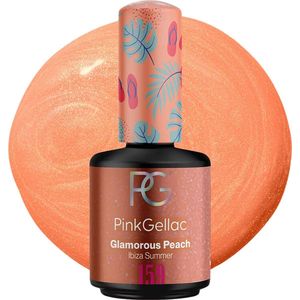 Pink Gellac Gellak - 159 Glamorous Peach 15ml - Oranje Gel Nagellak - Gellac - Gel Nagels Producten