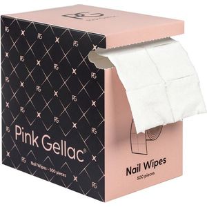 Pink Gellac - Nail Wipes - Gellak reiniger - 500 stuks - Zacht voor nagels