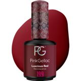 Pink Gellac - 199 Luscious Red Gel Nagellak 15ml - Rode Gellak - Gelnagels Producten - Gel Lak