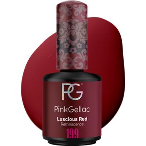 Pink Gellac - 199 Luscious Red Gel Nagellak 15ml - Rode Gellak - Gelnagels Producten - Gel Lak