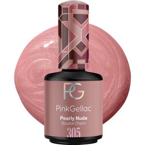 Pink Gellac Gellak - 305 Pearly Nude 15ml - Nude Gel Nagellak - Gellac - Gel Nagels Producten