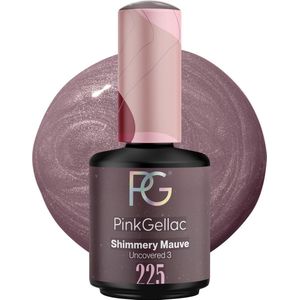 Pink Gellac 225 Shimmery Mauve Gellak 15ml - Paarse Nagellak met Shimmer Finish - Gelnagels Producten - Gel Nails