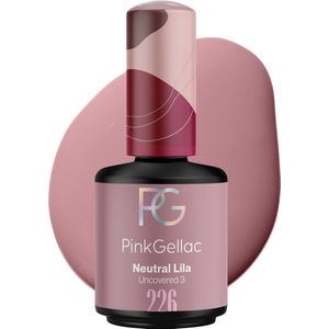 Pink Gellac 226 Neutral Lila Gellak 15ml - Glanzende Paarse Gel Lak Nagellak - Gelnagels Producten - Gel Nails